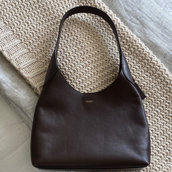 Coach Handbags - Coach Chocolate Brown Leather Brooklyn Shoulder Bag
